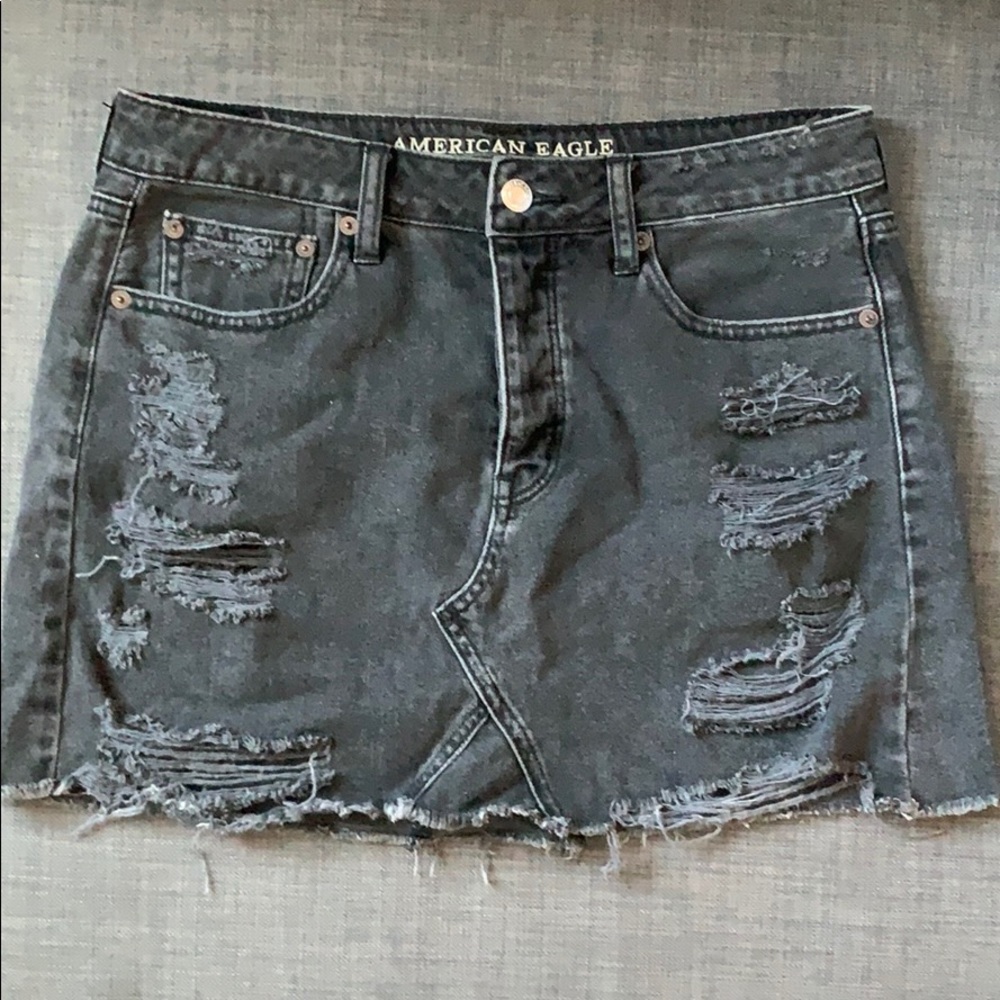 American Eagle Black Mini Skirt